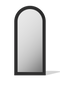 Roman Fluted Column Arched Floor Mirror - Antok Signature