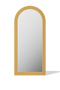 Roman Fluted Column Arched Floor Mirror - Antok Signature