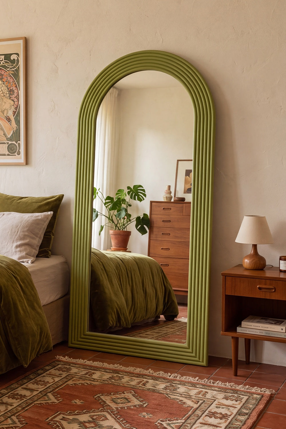 Modern arch mirror