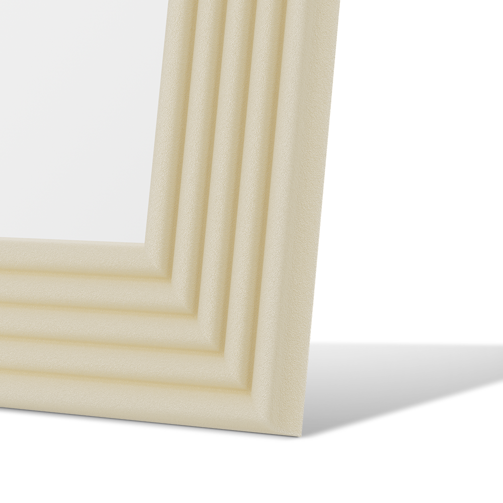 Roman Fluted Column Arched Floor Mirror