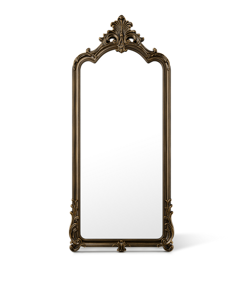 Versailles Grand Baroque Arched Floor Mirror - Antok Signature