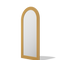 Roman Fluted Column Arched Floor Mirror - Antok Signature
