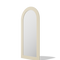 Roman Fluted Column Arched Floor Mirror - Antok Signature