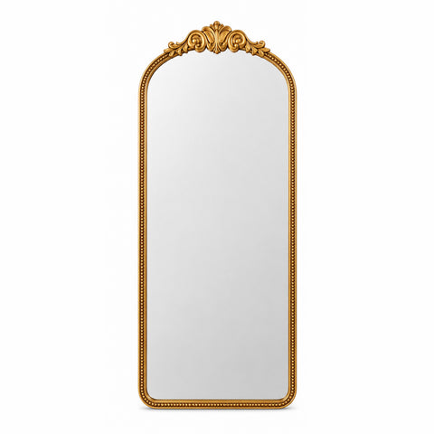 Bellamy Beaded Crest Mirror