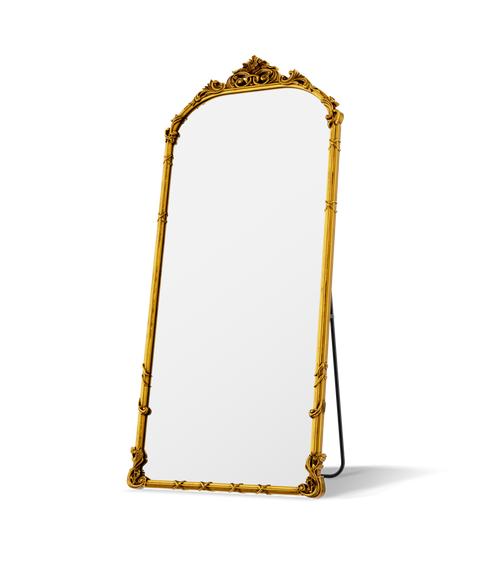 Serafina Filigree Arched Floor Mirror - Antok Signature