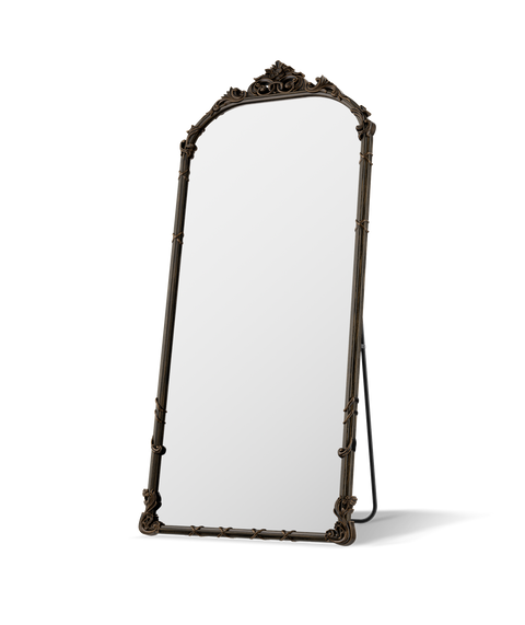 Serafina Filigree Arched Floor Mirror - Antok Signature