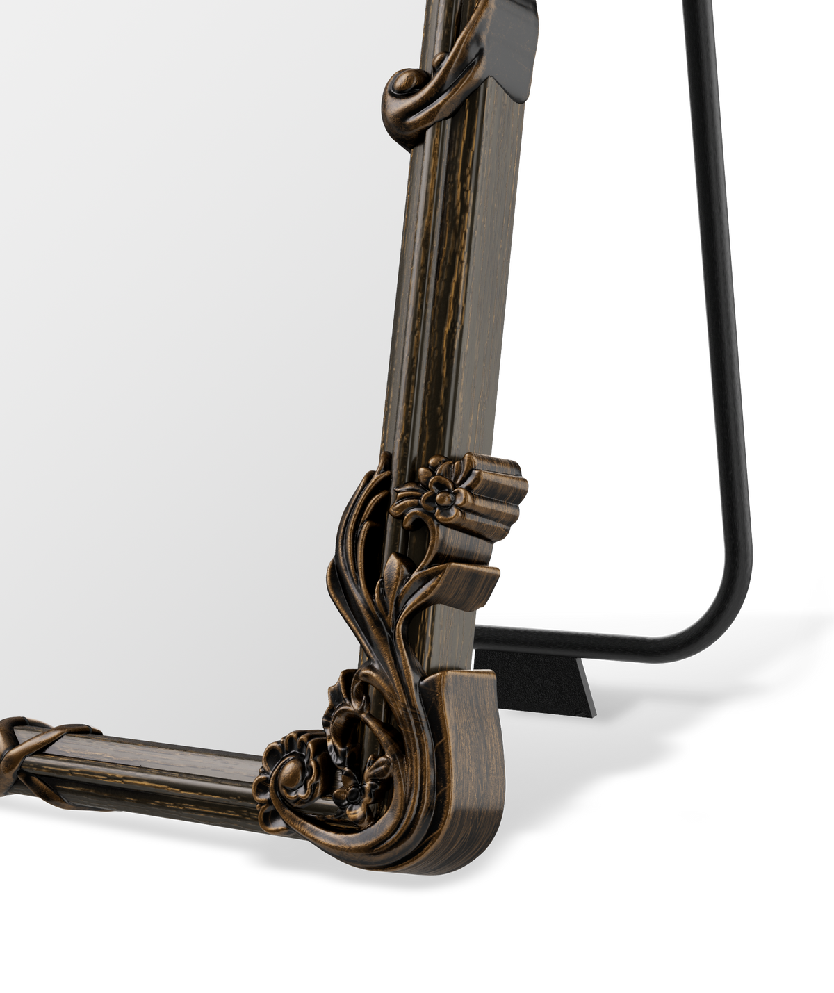 Serafina Filigree Arched Floor Mirror
