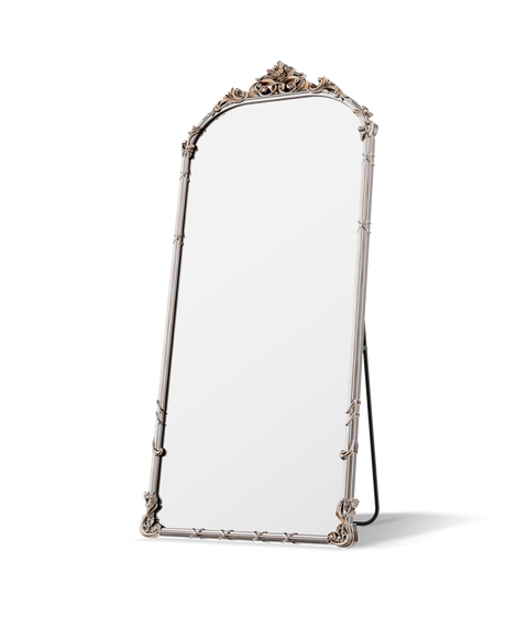 Serafina Filigree Arched Floor Mirror - Antok Signature