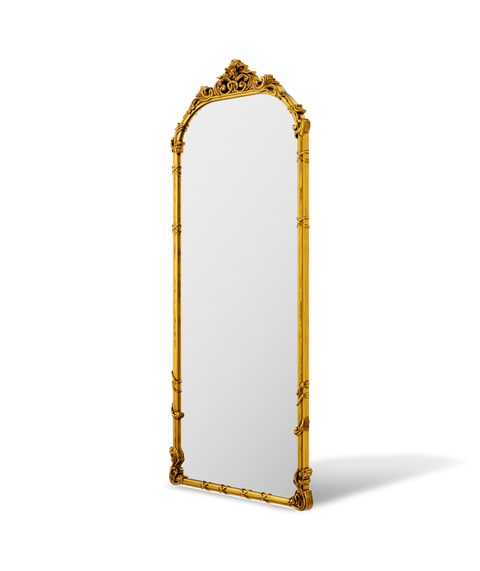 Serafina Filigree Arched Floor Mirror - Antok Signature