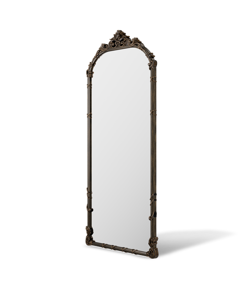 Serafina Filigree Arched Floor Mirror - Antok Signature