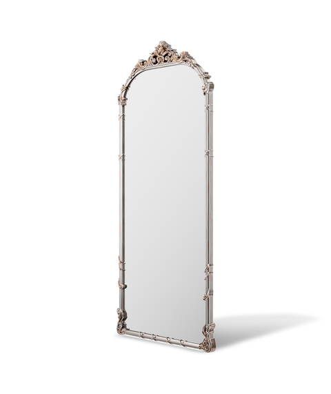 Serafina Filigree Arched Floor Mirror - Antok Signature