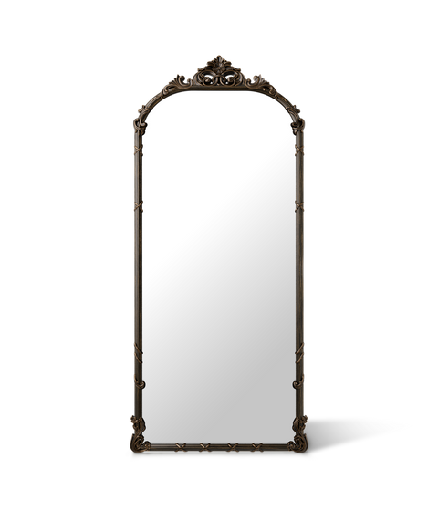 Serafina Filigree Arched Floor Mirror - Antok Signature