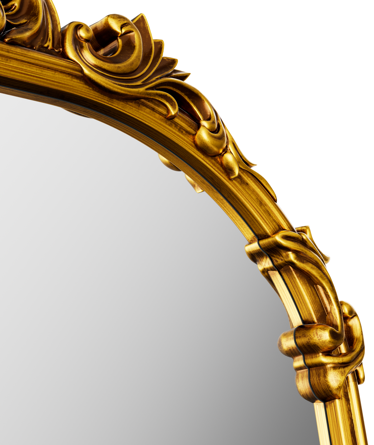 Serafina Filigree Arched Floor Mirror