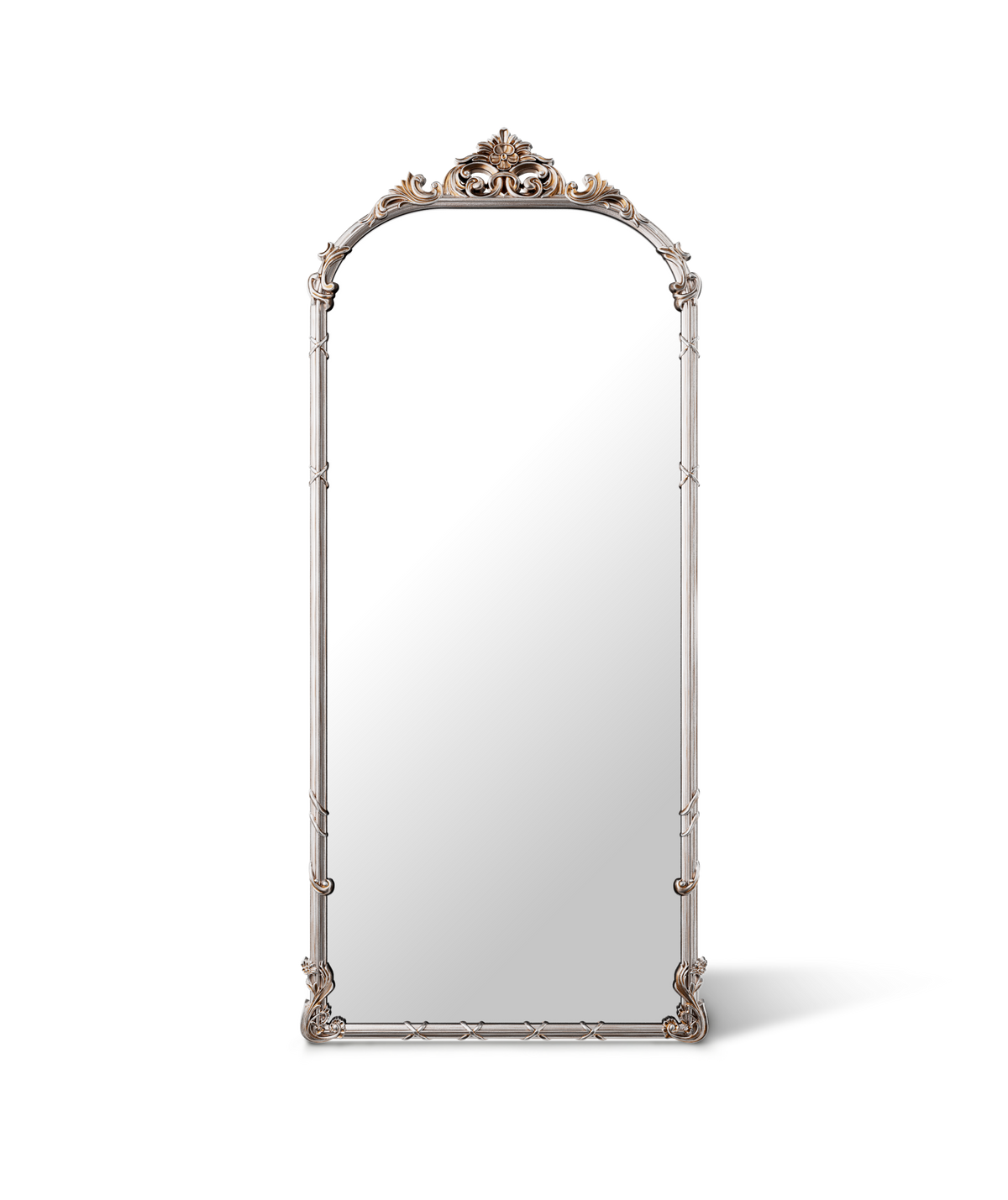 Serafina Filigree Arched Floor Mirror - Antok Signature
