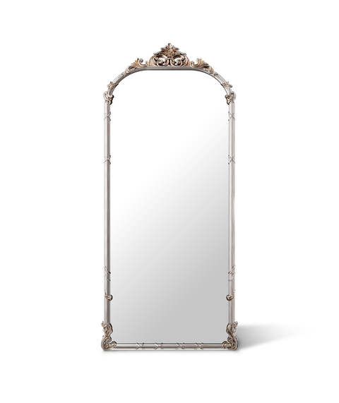 Serafina Filigree Arched Floor Mirror - Antok Signature