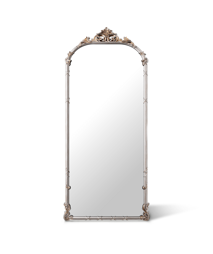 Serafina Filigree Arched Floor Mirror
