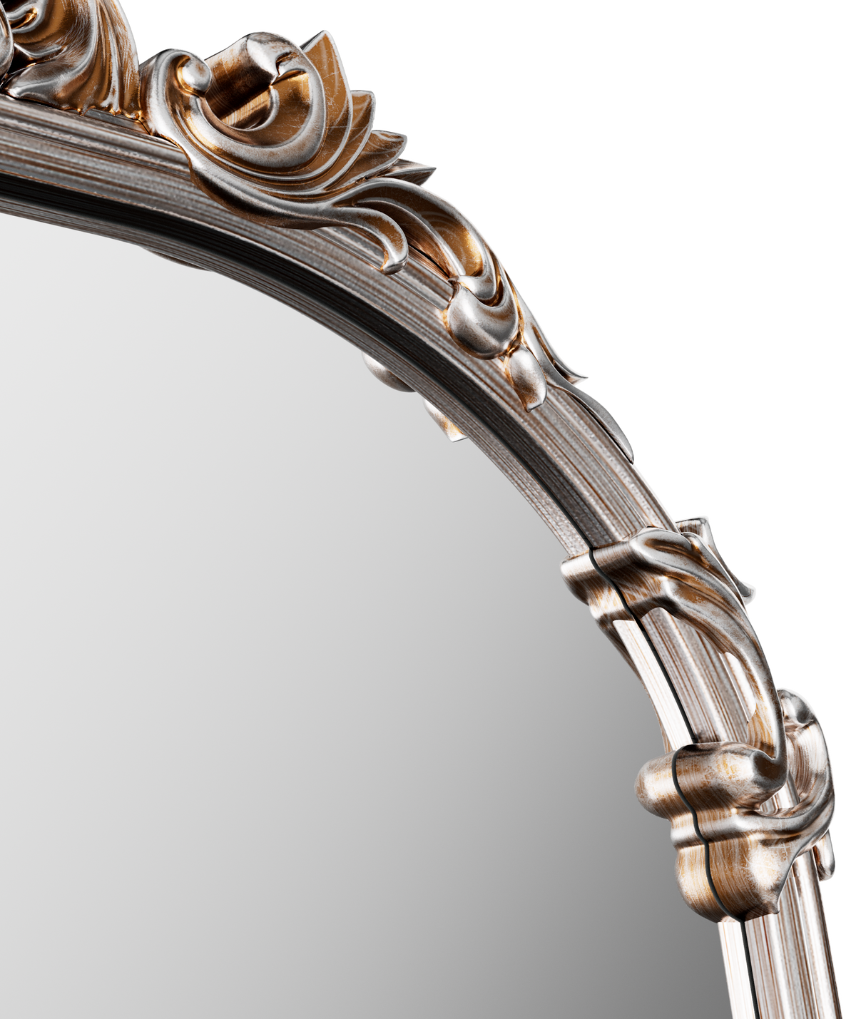 Serafina Filigree Arched Floor Mirror