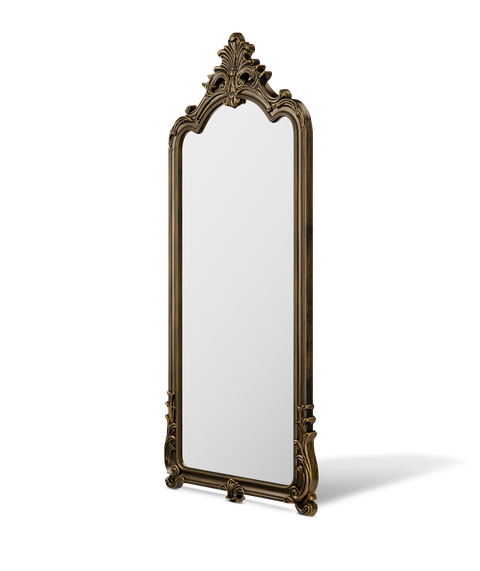 Versailles Grand Baroque Arched Floor Mirror - Antok Signature