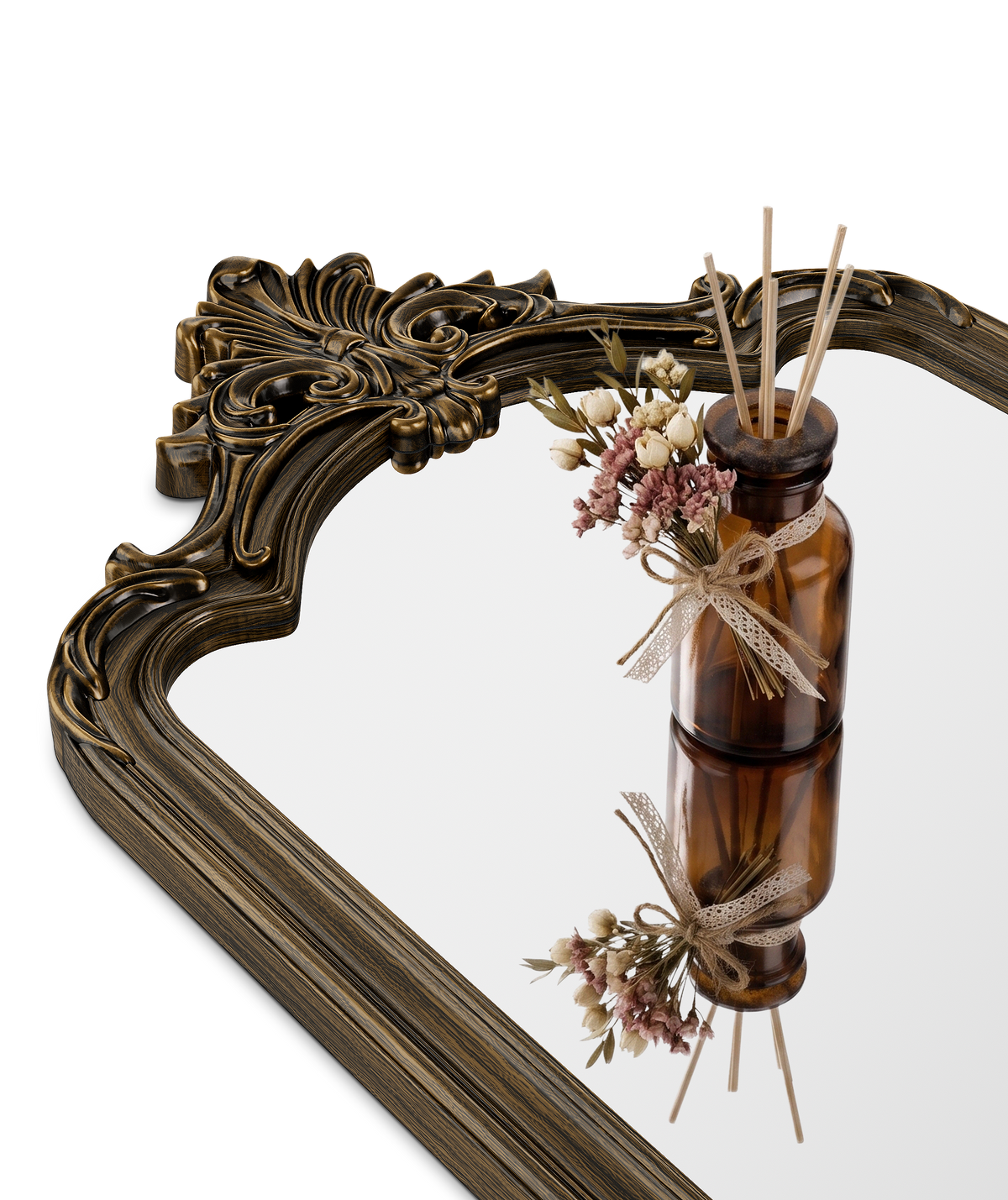 Versailles Grand Baroque Arched Floor Mirror