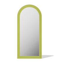 Roman Fluted Column Arched Floor Mirror