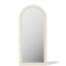 Roman Fluted Column Arched Floor Mirror - Antok Signature