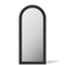 Roman Fluted Column Arched Floor Mirror - Antok Signature