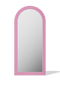Roman Fluted Column Arched Floor Mirror - Antok Signature