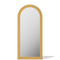 Roman Fluted Column Arched Floor Mirror - Antok Signature