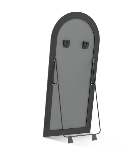 Roman Fluted Column Arched Floor Mirror - Antok Signature