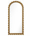 Mary Gold Scalloped Arched Mirror