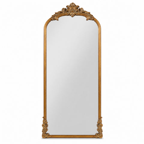 Aurelia Ornate Crest Mirror